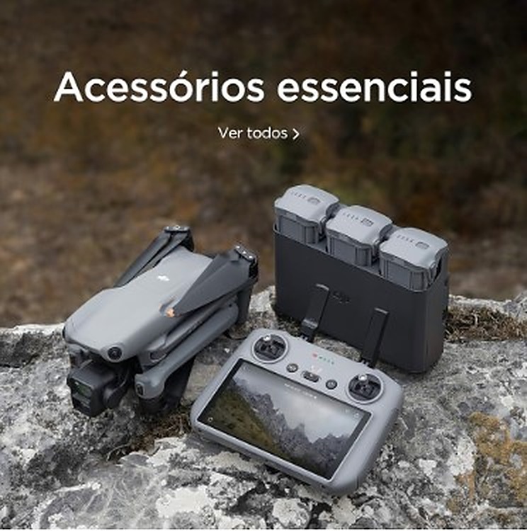 Acessórios essenciais DJI